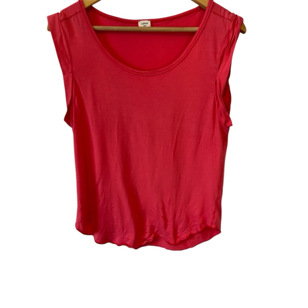 Women's Wilfred Coral Casual Short Sleeve Tee Shirt Small - Picture 4 of 9
